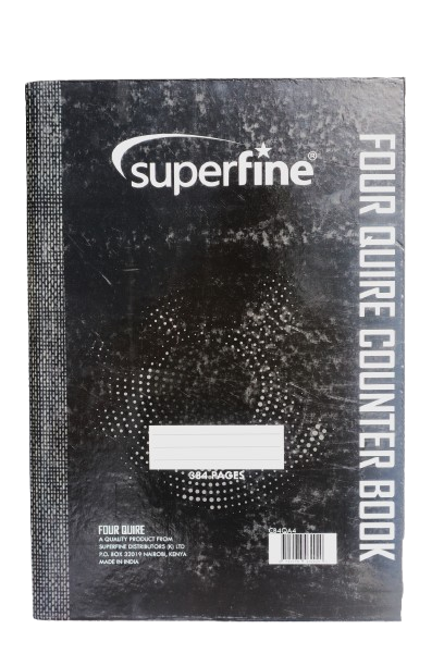 SUPERFINE COUNTER BOOK 4Q 384PGS