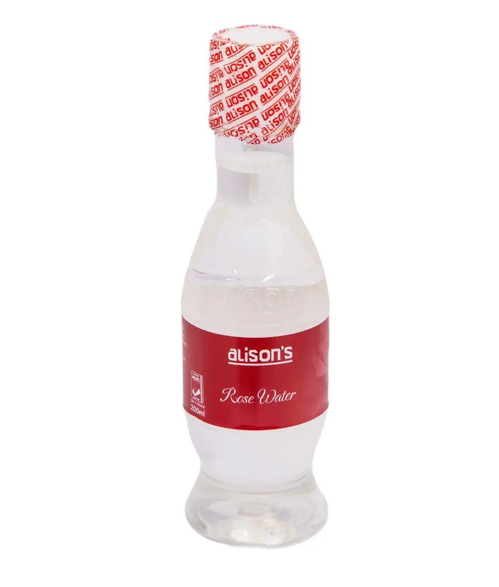 ALISONS ROSE WATER 200ML PLAIN