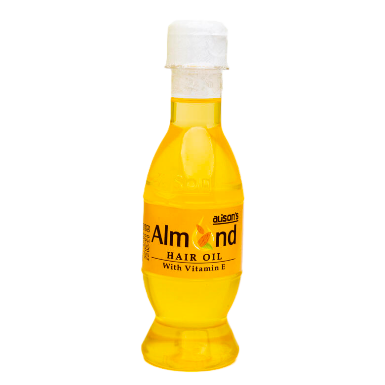 ALISONS HAIR OIL 200ML ALMOND & VIT E