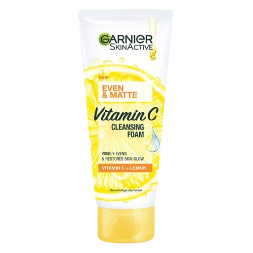 GARNIER E&M VIT C CLEANSING FOAM 100ML TUBE