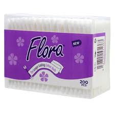 FLORA EARBUDS WHITE NORMAL TIPS RECT 200S