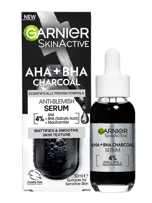 AHA+BHA WITH CHARC ANTI/BLEMISH SERUM 30ML