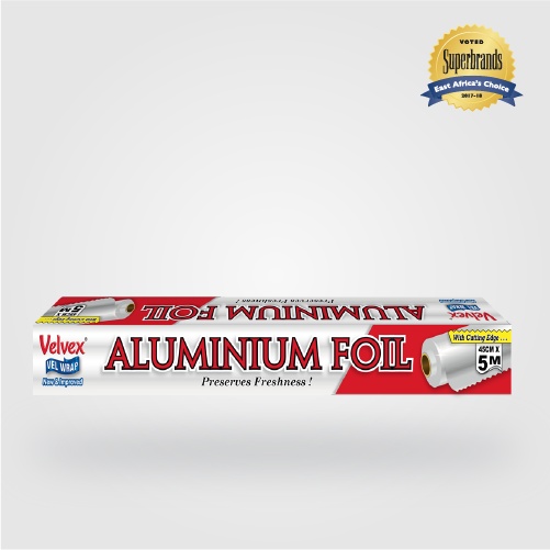 VELVEX ALUMINIUM FOIL 45CMX5M